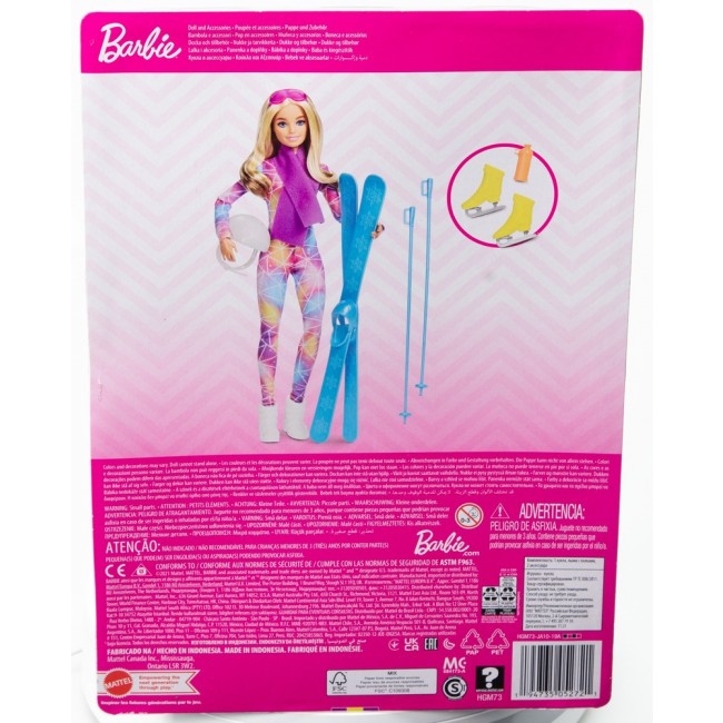 Лялька-лижниця Barbie Зимові види спорту, 30 см (HGM73) - фото 7