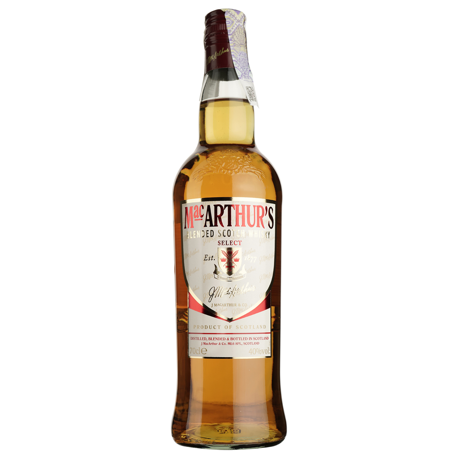 Виски шотландский MacArthurs, 40%, 0,7 л - фото 1