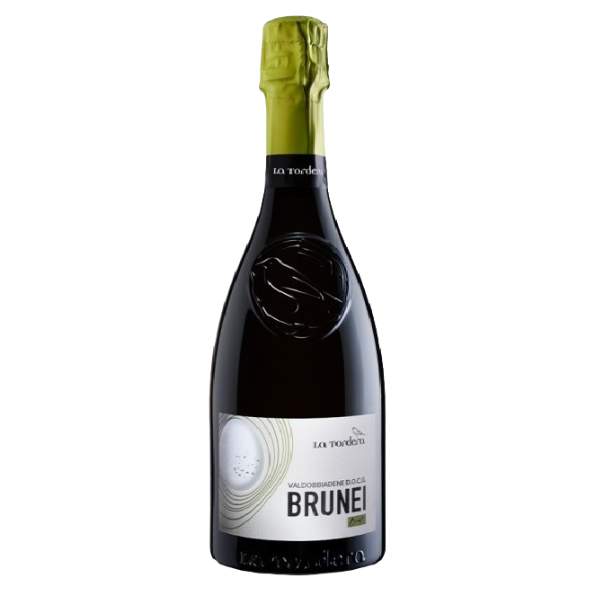 Вино ігристе La Tordera Prosecco Valdobbiadene Superiore Brunei Spumante Brut, біле, брют, 11,5%, 0,75 л (1030) - фото 1