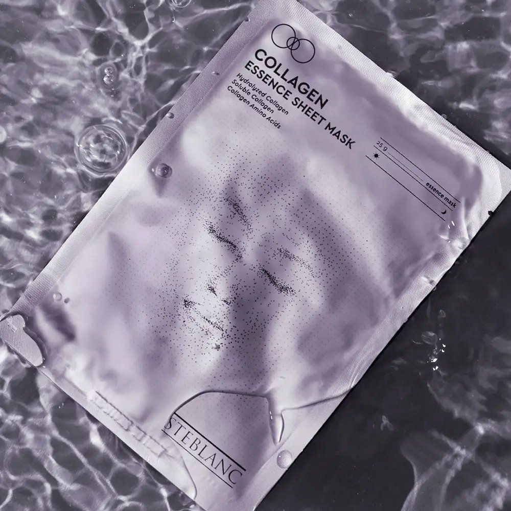 Тканинна маска-есенція Steblanc Collagen Essence Sheet Mask з колагеном, 25 г - фото 3