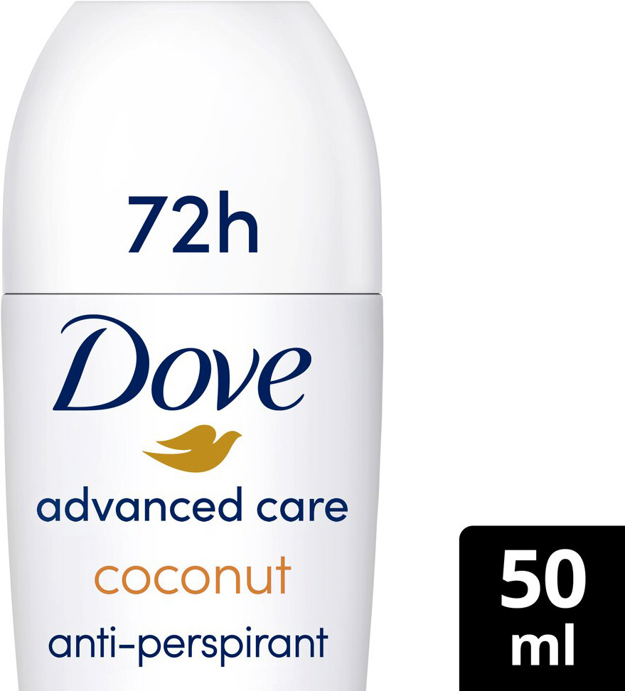 Антиперспірант Dove Advanced Care Coconut scent 72h кульковий 50 мл - фото 3