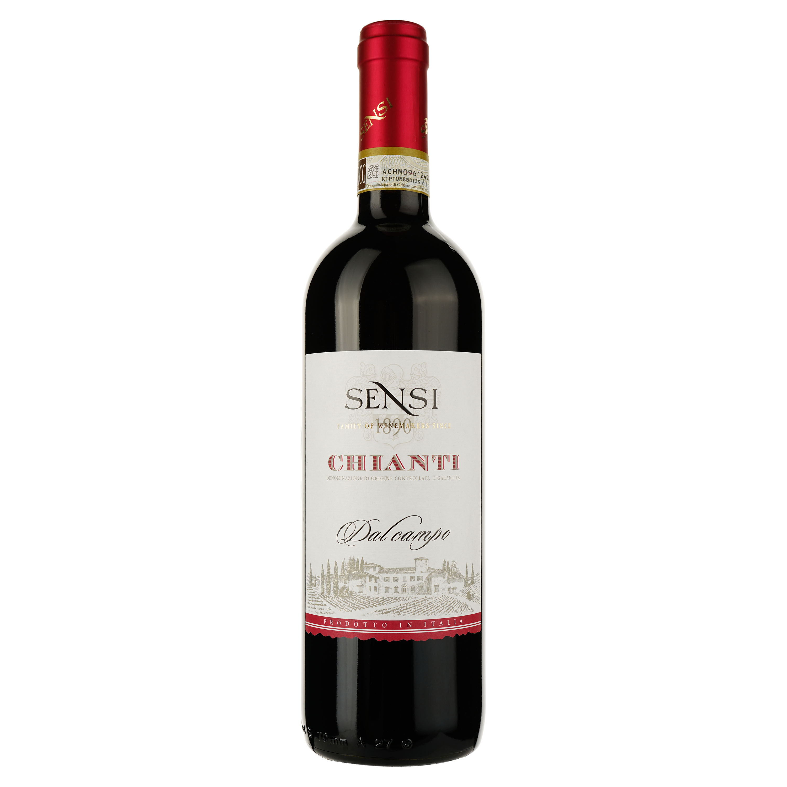 Вино Sensi Chianti Dalcampo DOCG, красное, сухое, 12,5%, 0,75 л - фото 1
