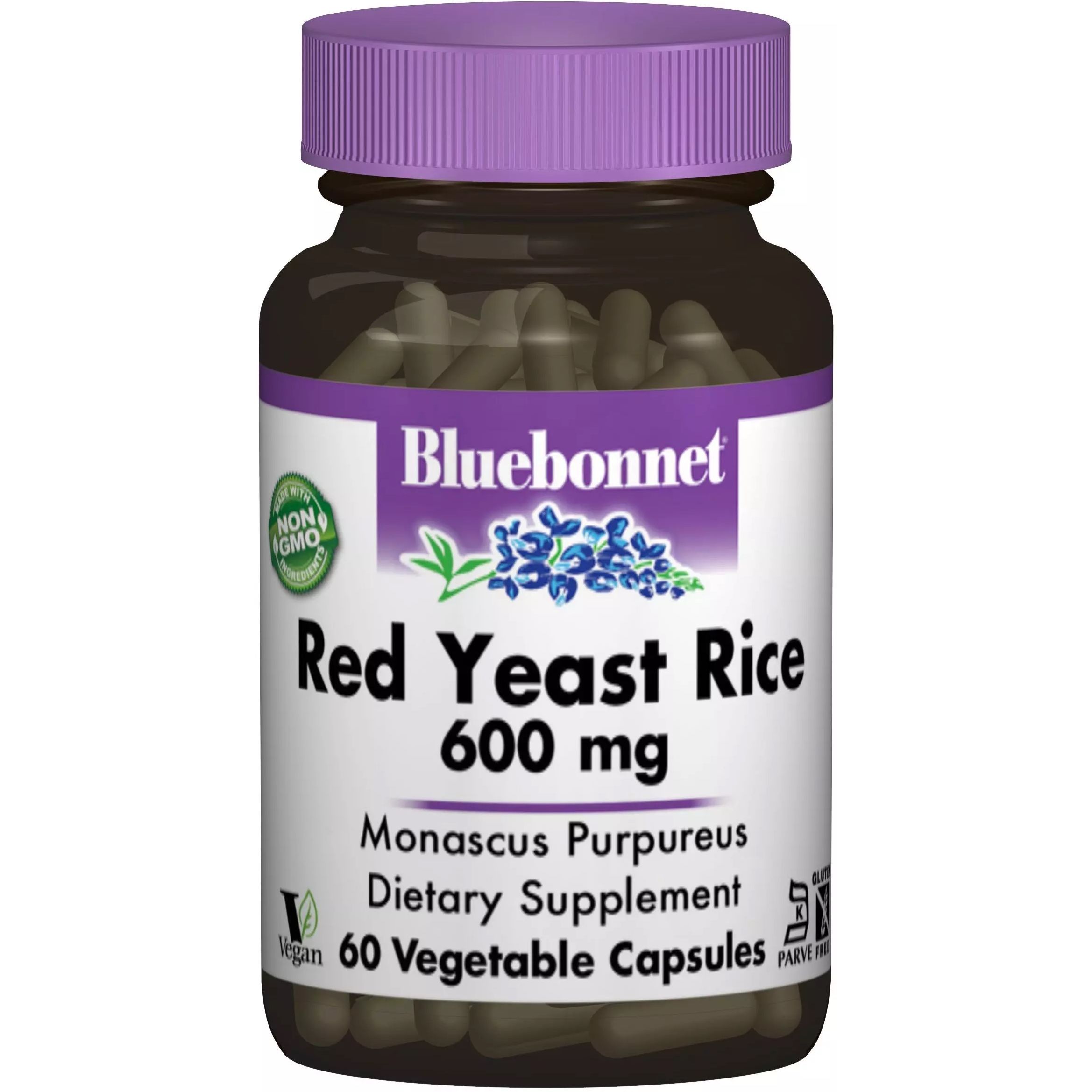 Рис червоний дріжджовий Bluebonnet Nutrition 600 мг 60 капсул - фото 1