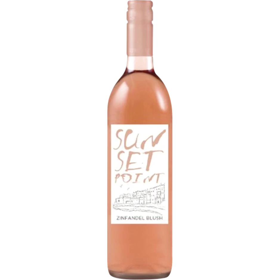 Вино Hallgarten Sunset Point Zinfandel Blush Rose, розовое, полусухое, 0,75 л - фото 1