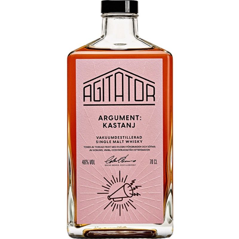 Віскі Agitator Argument Kastanj Single Malt Whisky 46% 0.7 л - фото 1