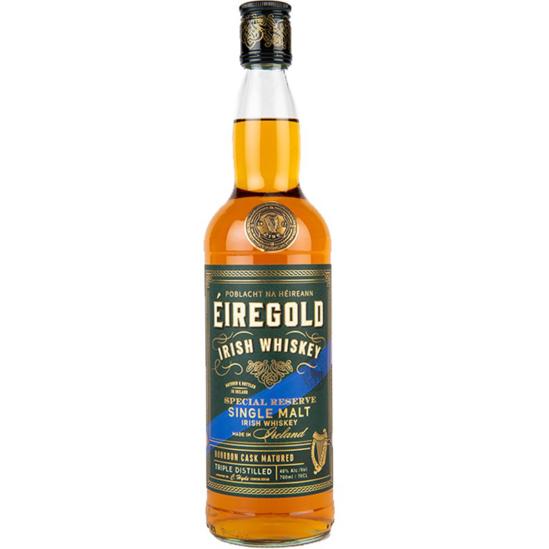 Віскі Eiregold Special Reserve Single Malt Irish Whiskey, 40%, 0,7 л - фото 1