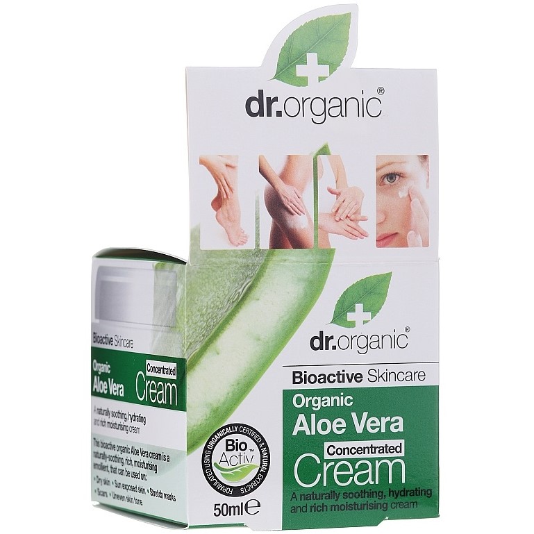 Крем Dr.Organic Bioactive Skincare Aloe Vera Concentrated Cream 50 мл - фото 1