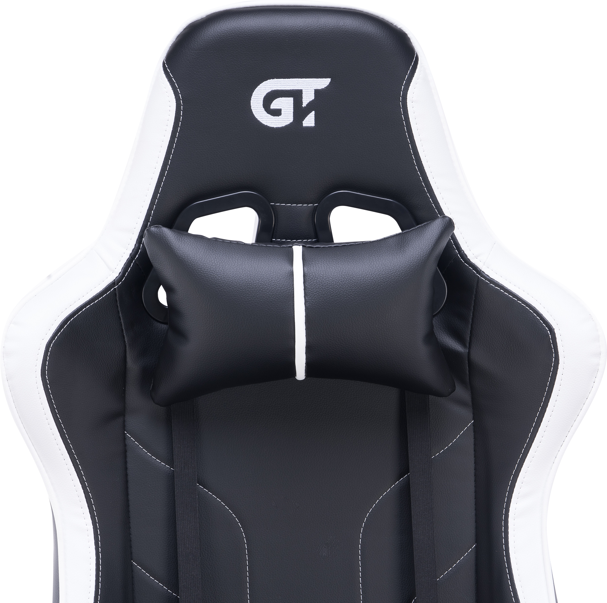 Геймерське крісло GT Racer чорне з білим (X-2528 Black/White) - фото 10