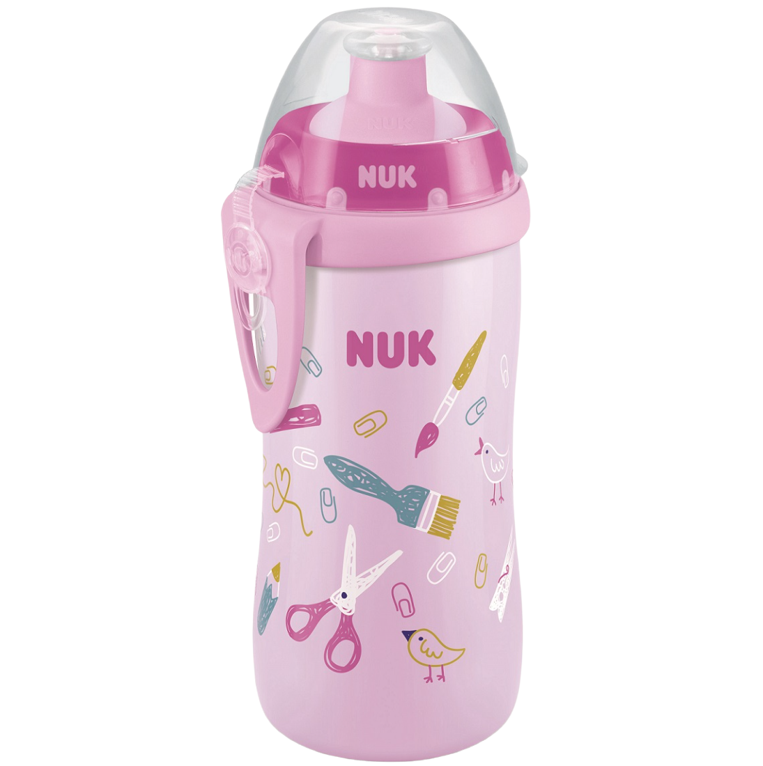 Поильник Nuk Junior Cup, 300 мл, розовый (3954068) - фото 1