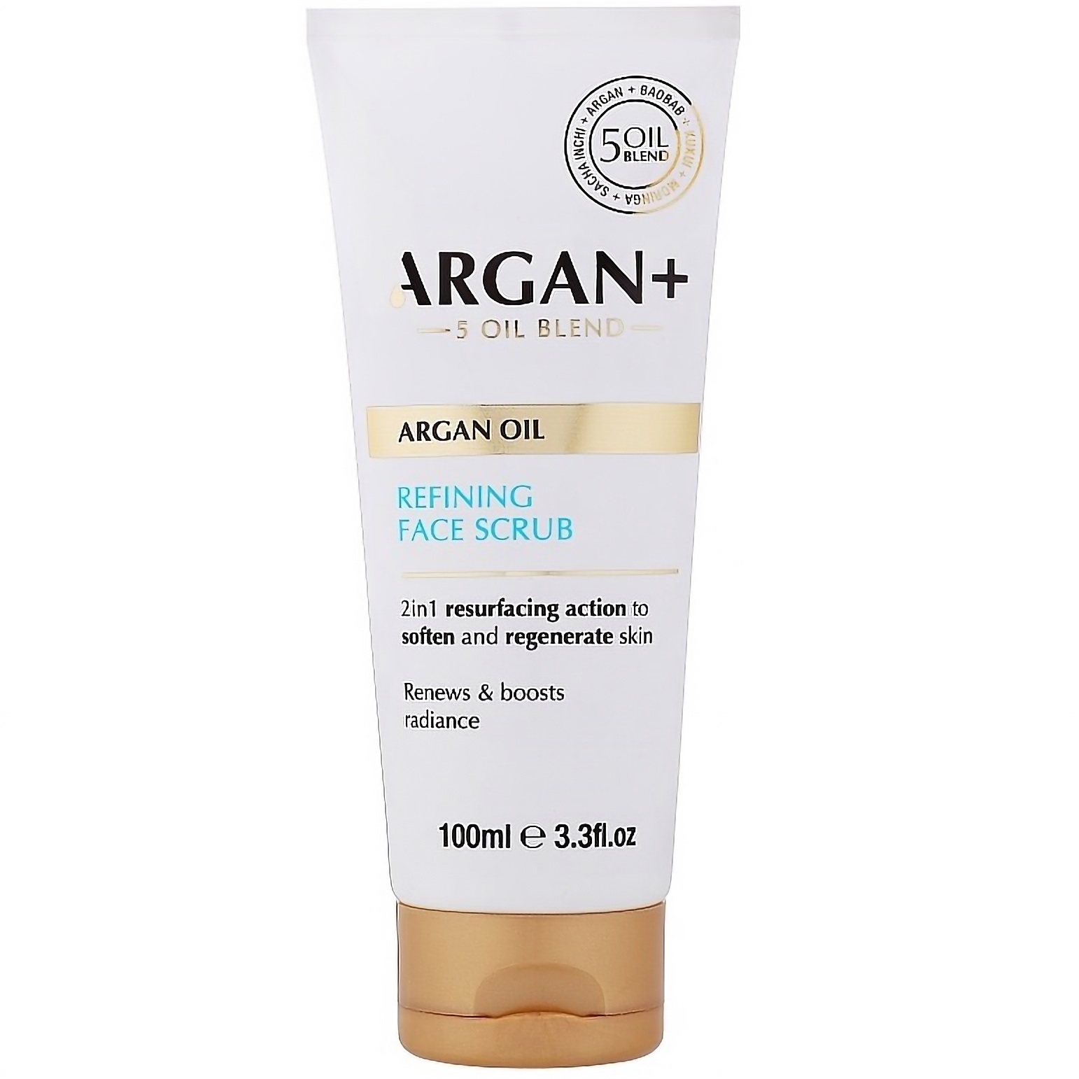 Скраб для обличчя Argan+ Moroccan Argan Oil Radiance Boosting Facial, 100 мл - фото 1