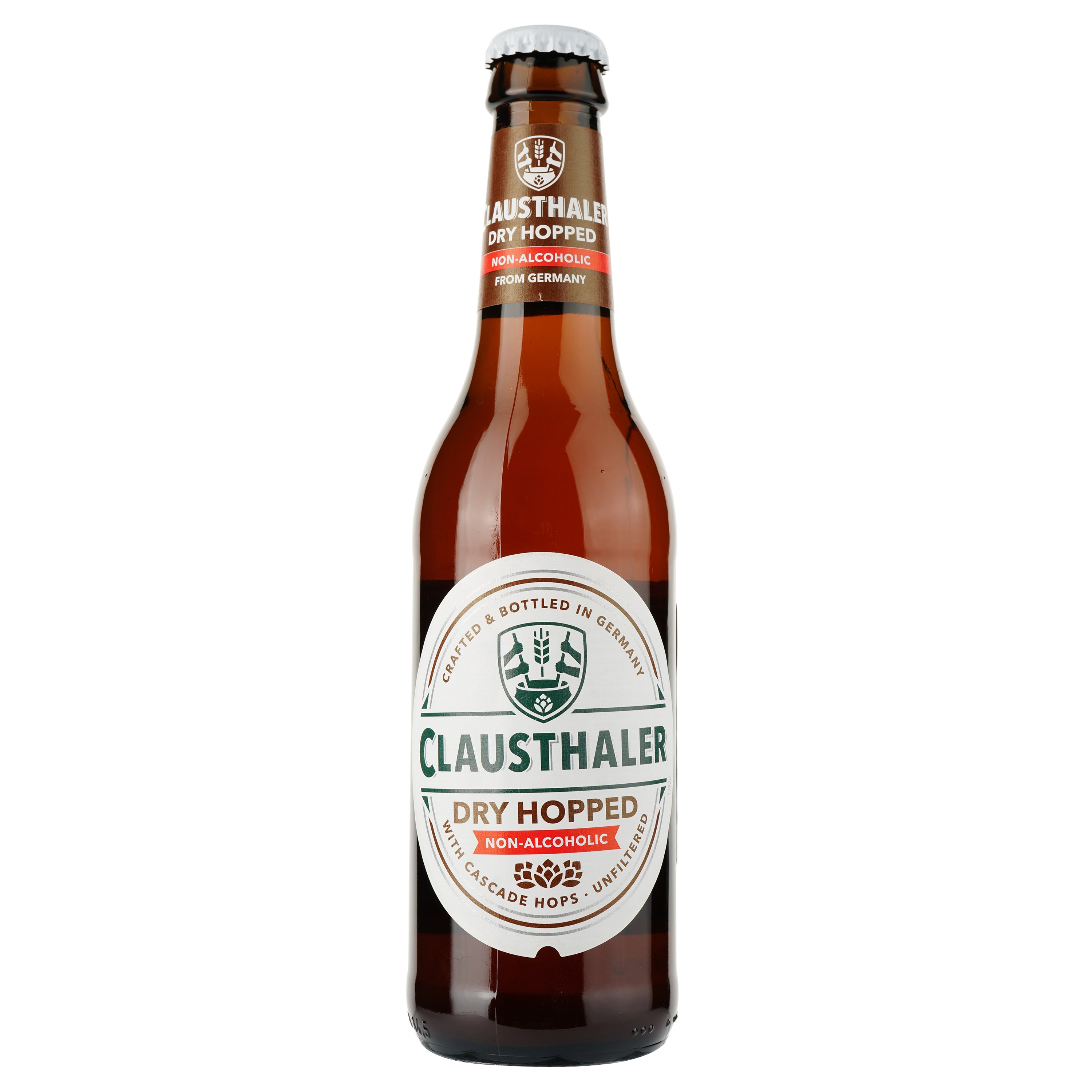 Пиво безалкогольное Clausthaler Unfiltered, светлое, нефильтрованное, 0,49%, 0,33 л - фото 1
