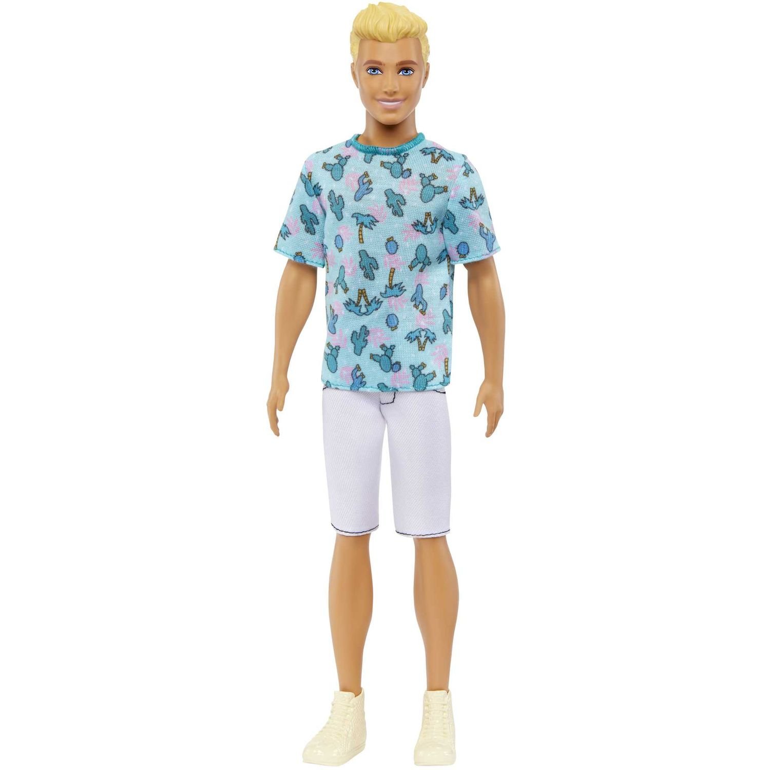 Лялька Barbie Кен Модник у футболці з кактусами, 31,5 см (HJT10) - фото 1