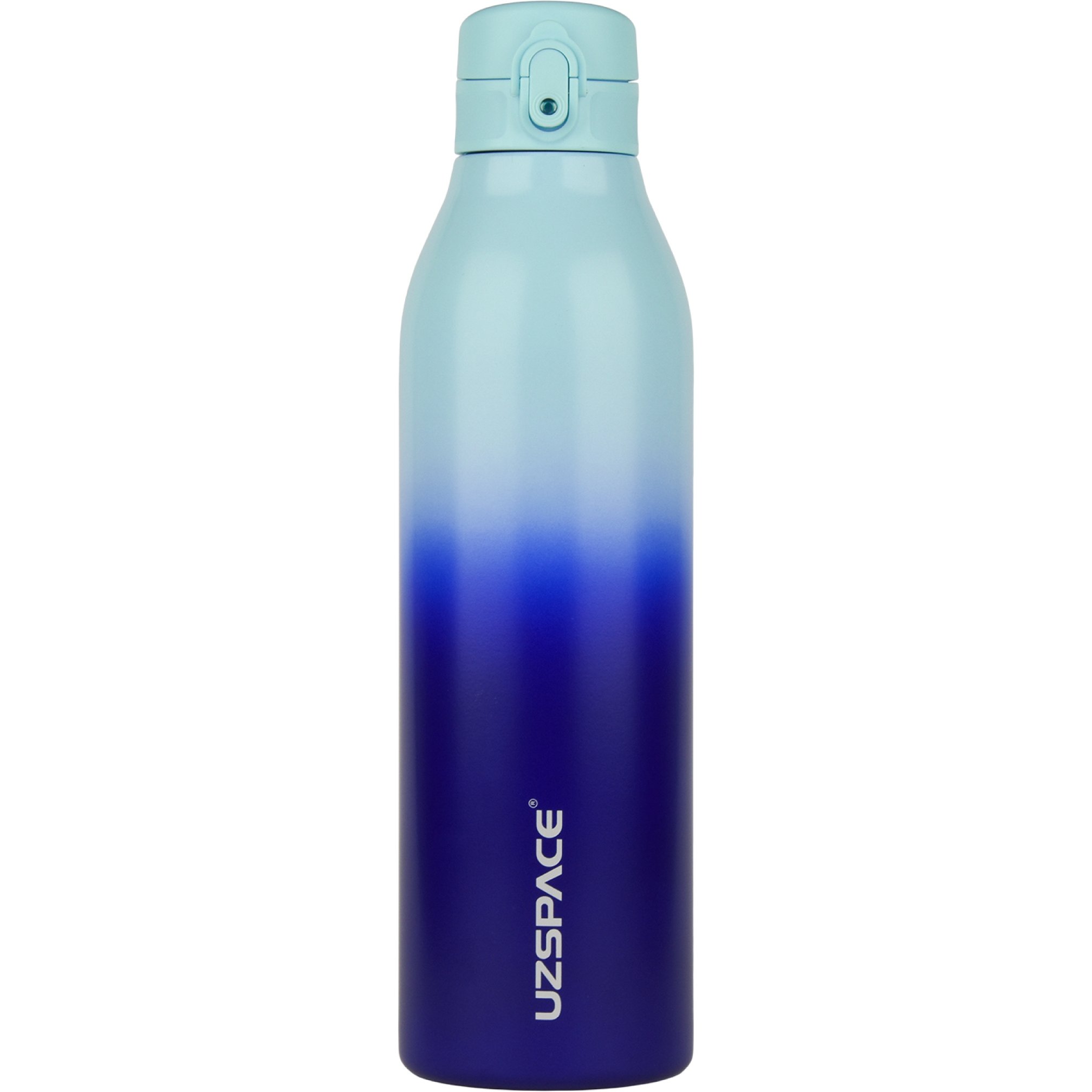 Термобутылка UZspace Iron Gradient 1 л голубая с синим (4204) - фото 1