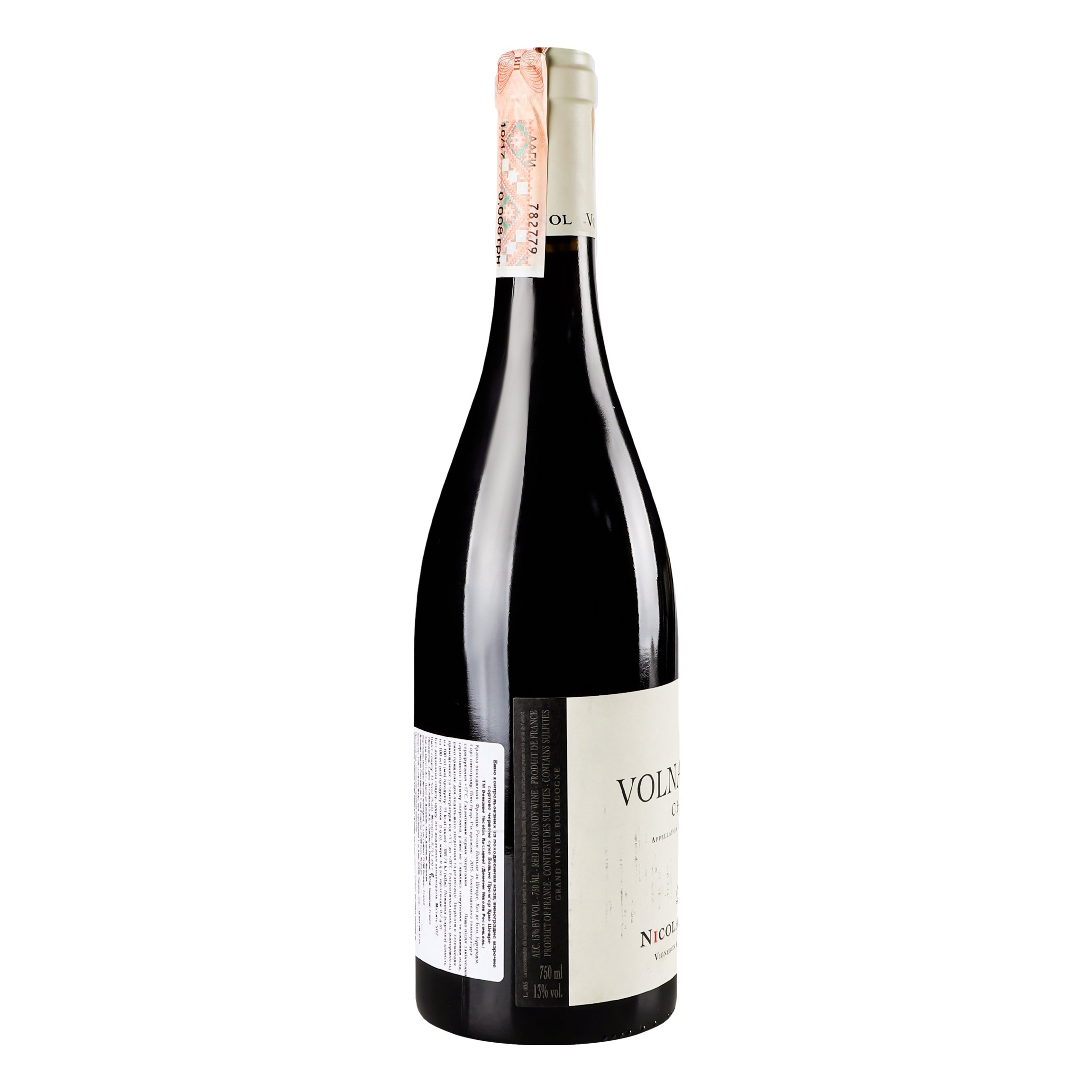 Вино Nicolas Rossignol Volnay Premier Cru Chevret 2015 AOC, 13%, 0,75 л (748282) - фото 3