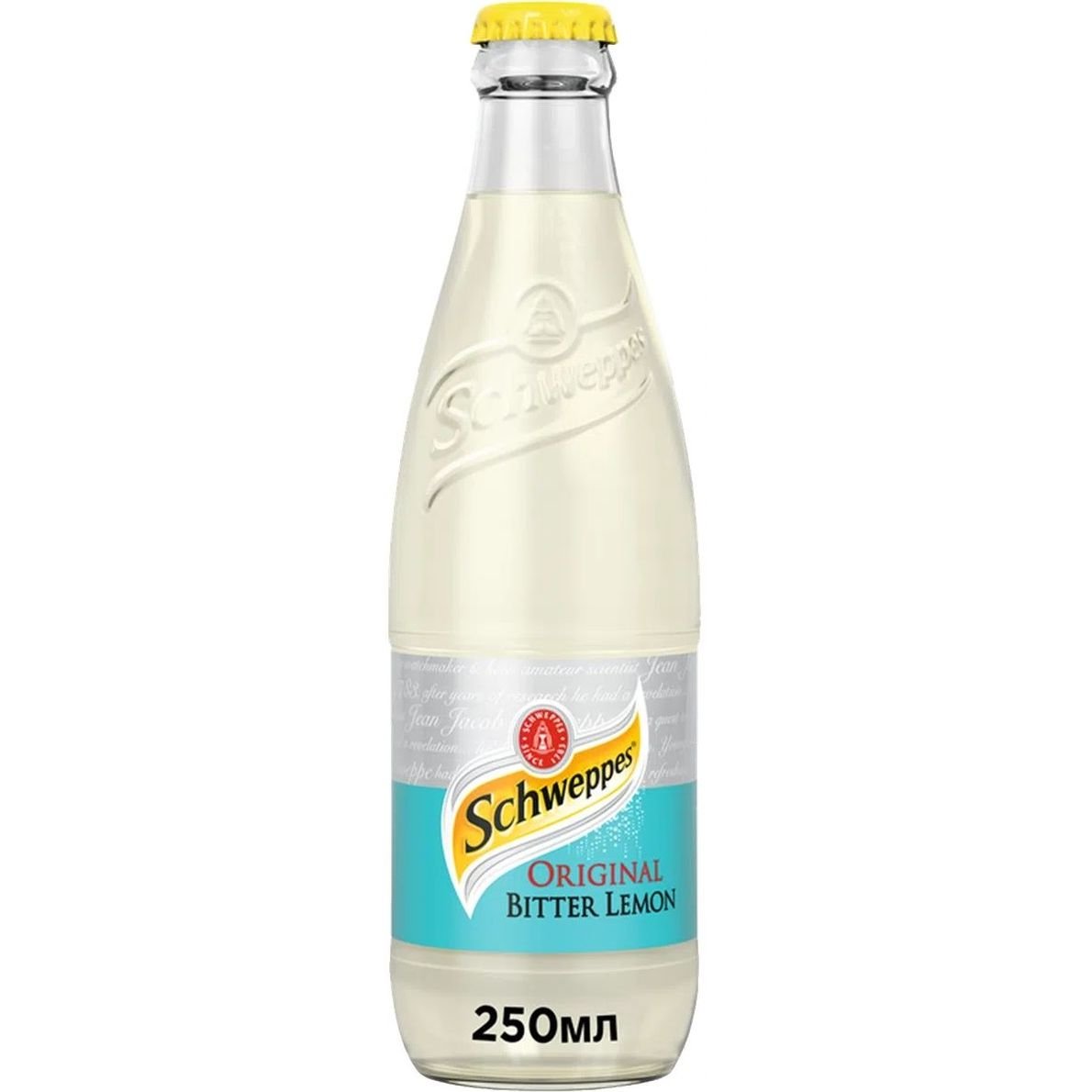 Напиток Schweppes Original Bitter Lemon сильногазированный 0.25 л (734157) - фото 1