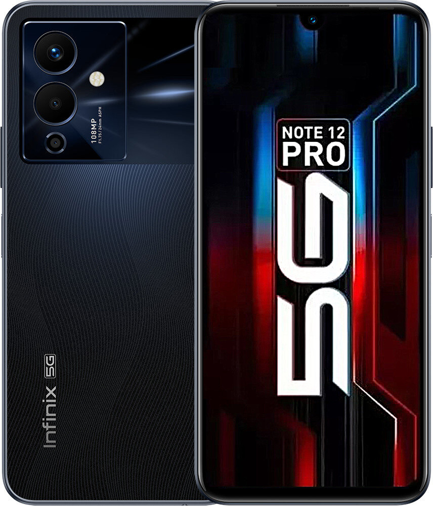 Смартфон Infinix Note 12 Pro 5G 8/128gb Black (Global) - фото 8