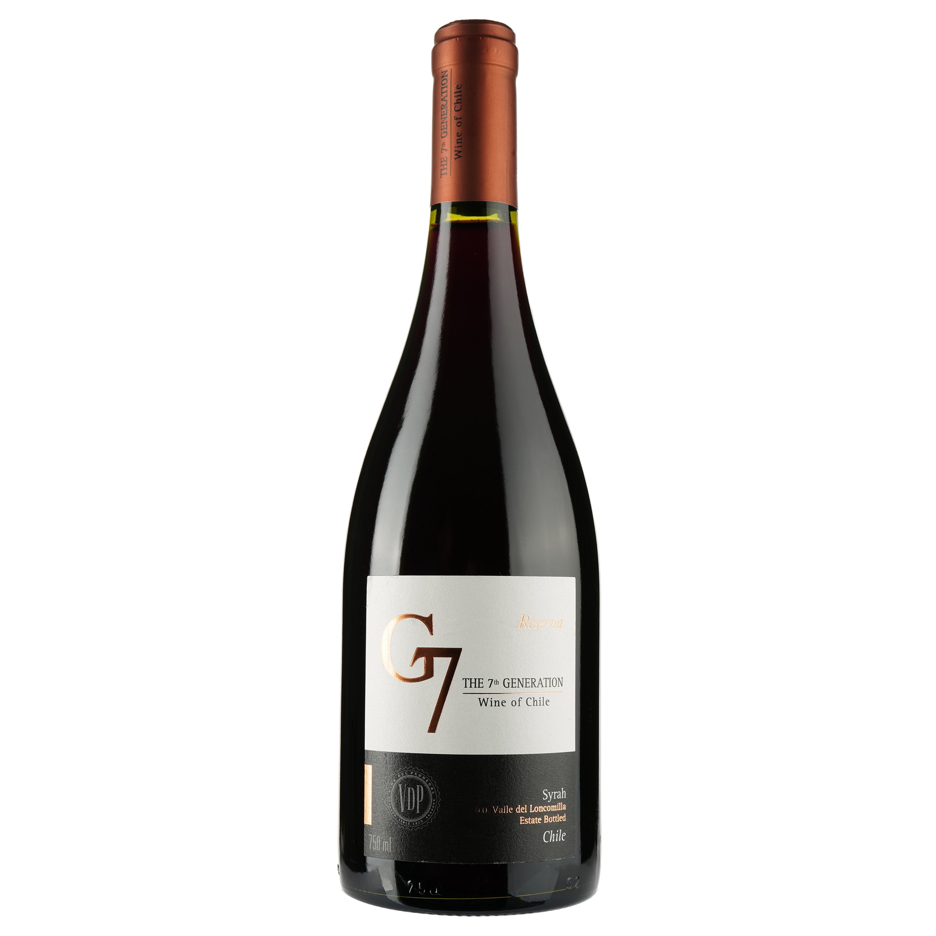 Вино G7 Reserva Syrah, червоне, сухе, 14,5%, 0,75 л (8000009377858) - фото 1