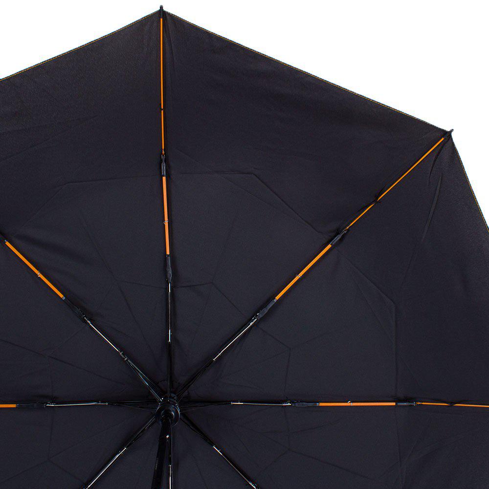 Женский складной зонтик полуавтомат Fare 94 см черный - фото 3