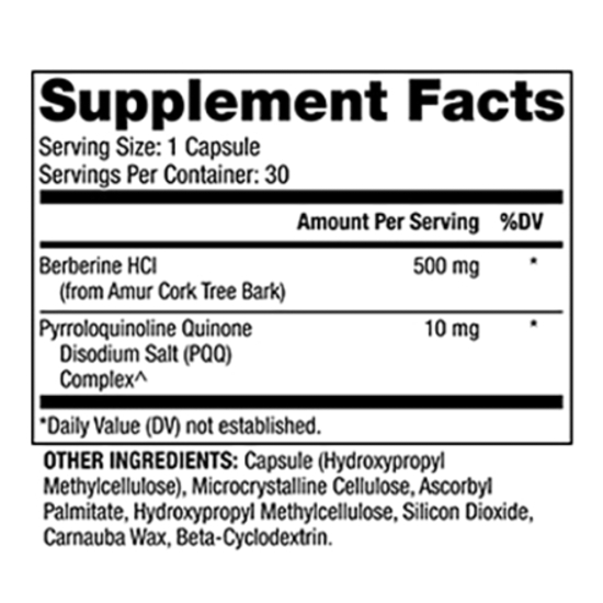 Берберін та MicroPQQ Dr. Mercola покращена формула 30 капсул (MCL01846) - фото 3