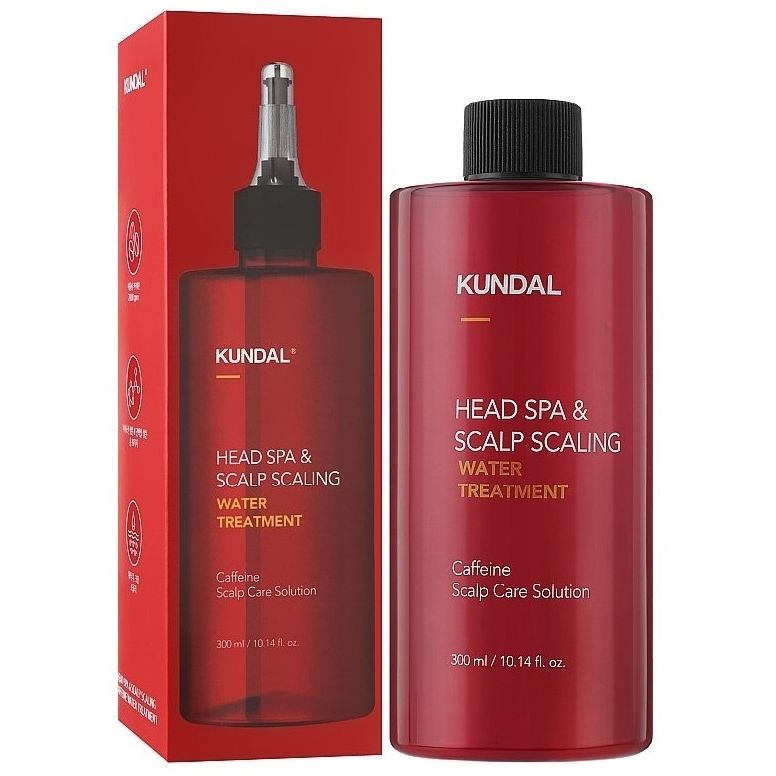 Ессенция для кожи головы Kundal Caffeine Head Spa & Scalp Care Water Treatment Herb Mint от выпадения волос лечебная 300 мл - фото 1