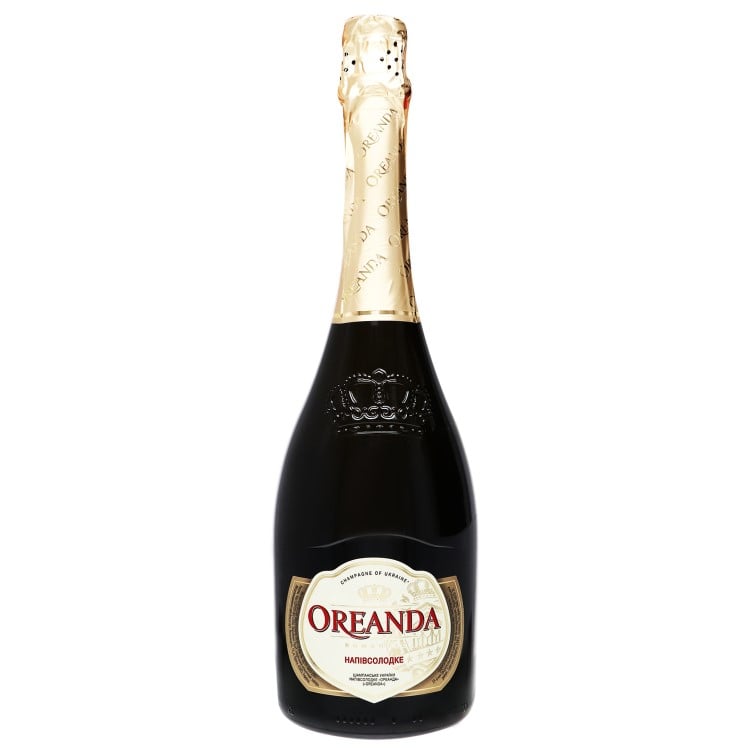 Вино ігристе Oreanda Semi-Sweet, 10,5-12,5% 0,75 л (327680) - фото 1