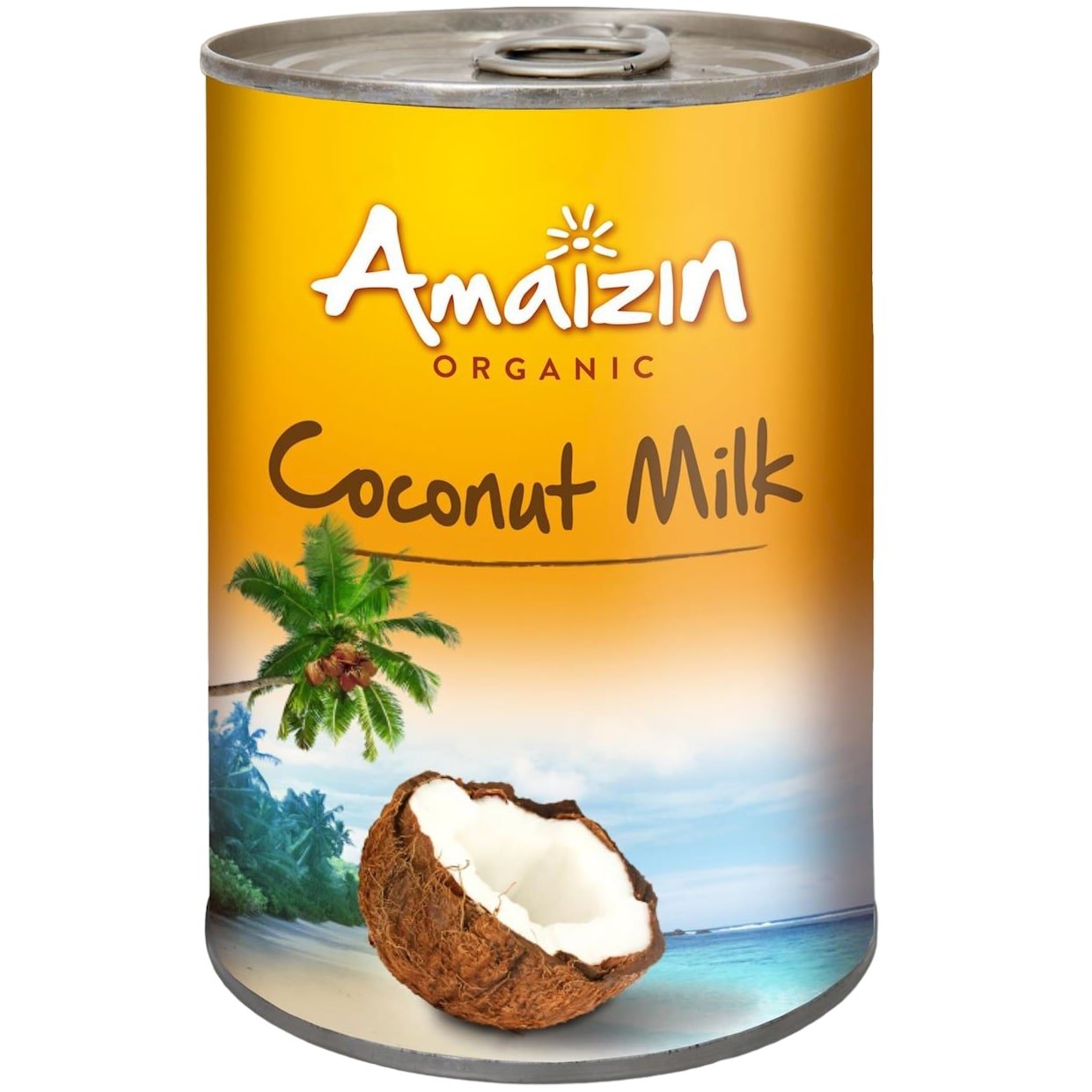 Органічне кокосове молоко Amaizin 17% 400 мл - фото 1