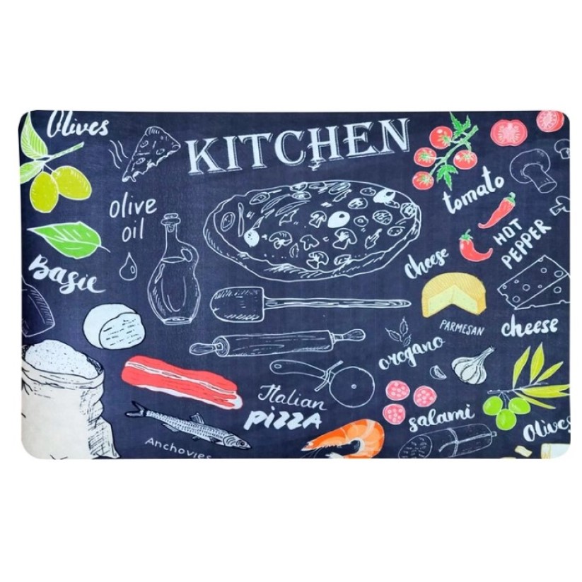 Коврик детский IzziHome Kitchen, 70х45 см, синий (2810-20) - фото 1