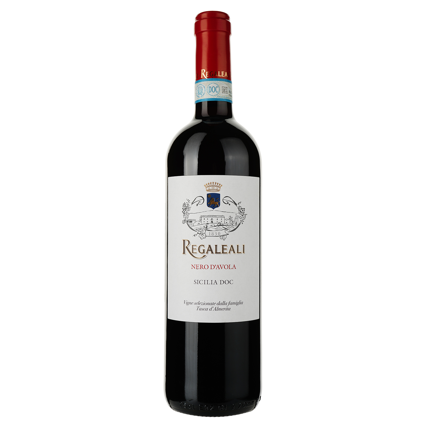 Вино Tasca d'Almerita Regaleali Nero d’Avola Sicilia DOC, червоне, сухе, 0,75 л - фото 1