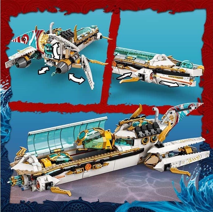 Конструктор LEGO Ninjago Підводний Дарунок Долі, 1159 деталей (71756) - фото 9