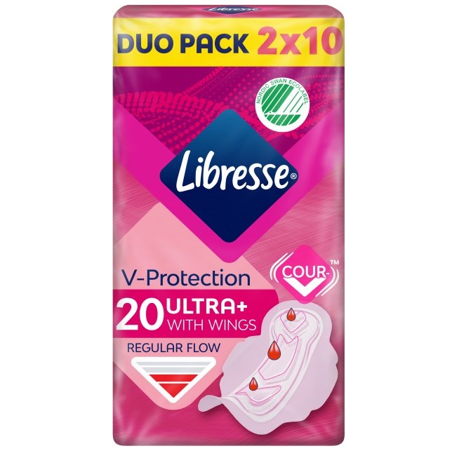 Фото - Гігієнічна прокладка Libresse Прокладки гігієнічні  Ultra Normal Soft, 20 шт. 