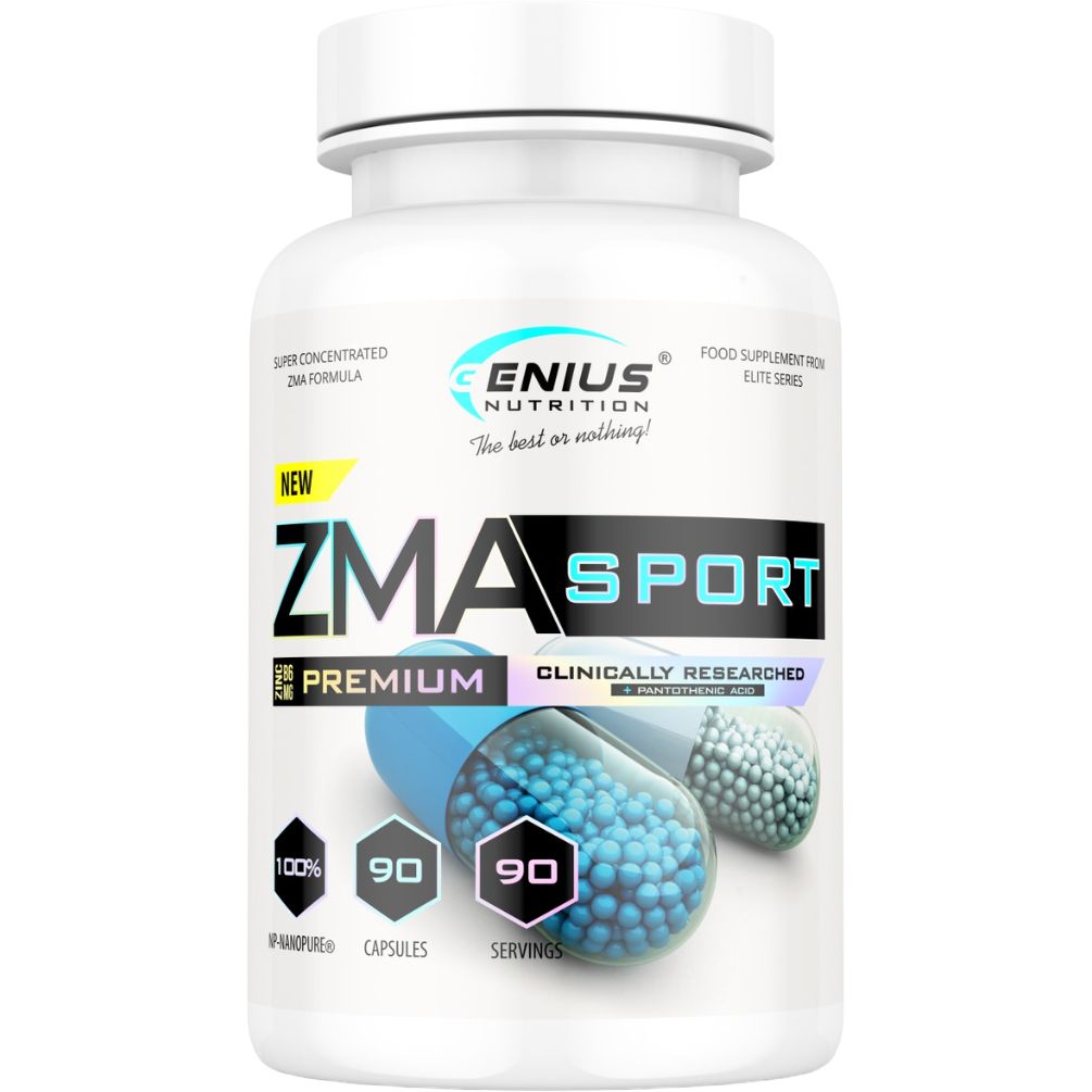 Витаминно-минеральный комплекс Genius Nutrition ZMA Sport 90 капсул - фото 1