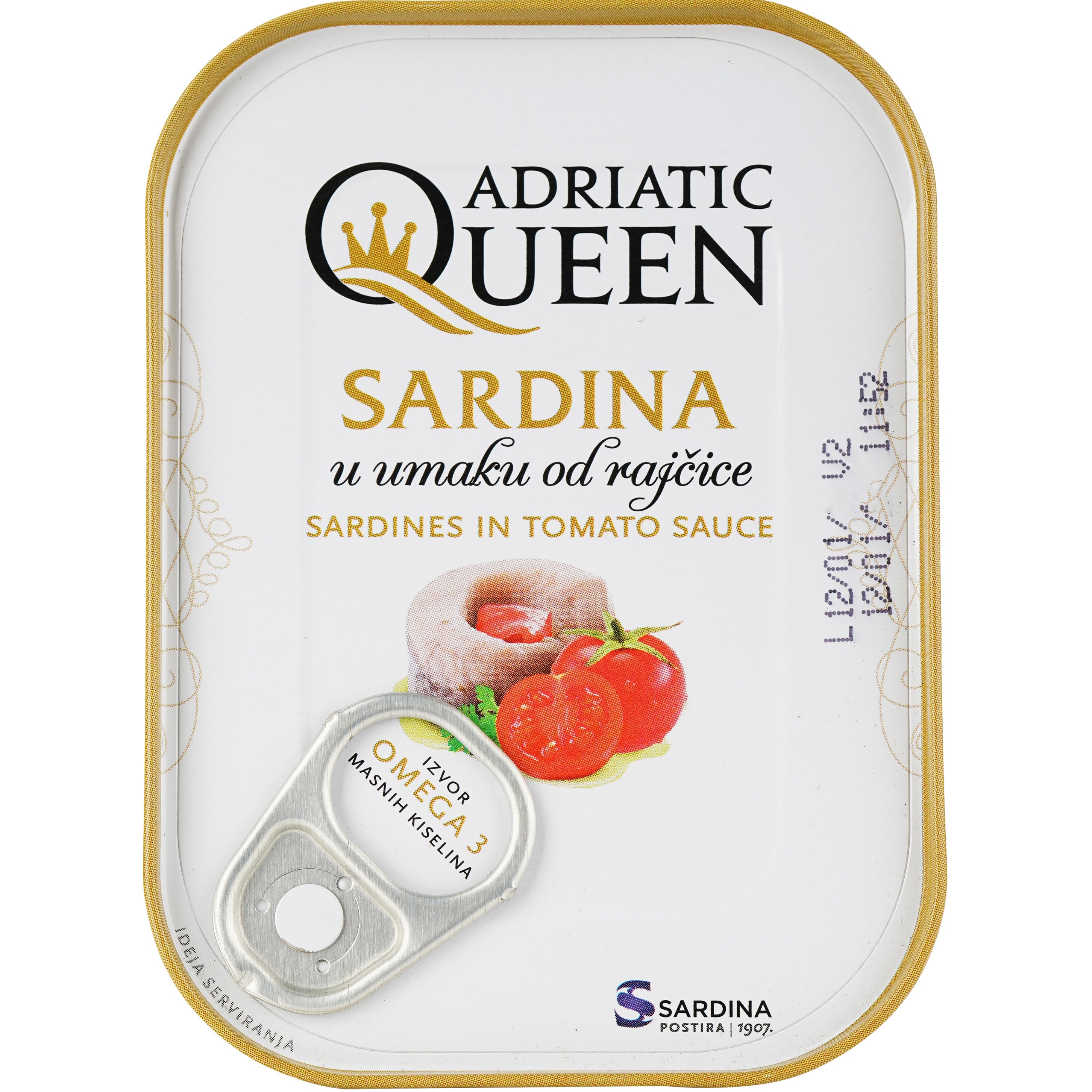 Сардини Adriatic Queen в томатному соусі 105 г (776923) - фото 1