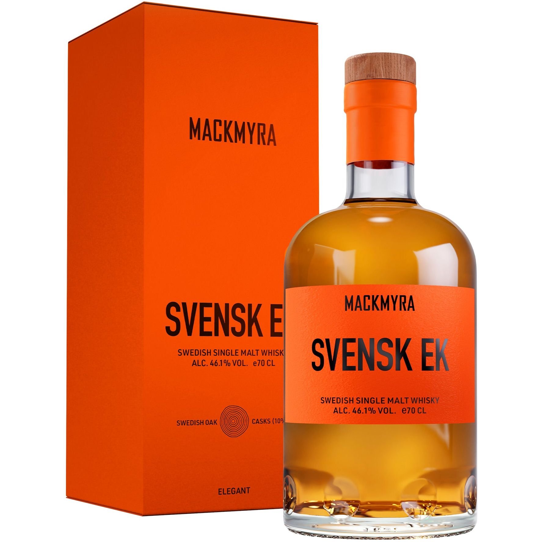 Виски Mackmyra Svensk Ek Single Malt Swedish Whisky 46,1% 0.7 л в подарочной упаковке - фото 1