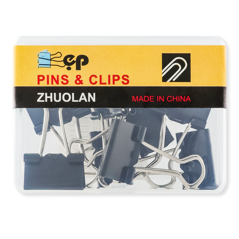 Набор канцелярских биндеров D2 Pins&Clips, 8 шт (853748) - фото 1