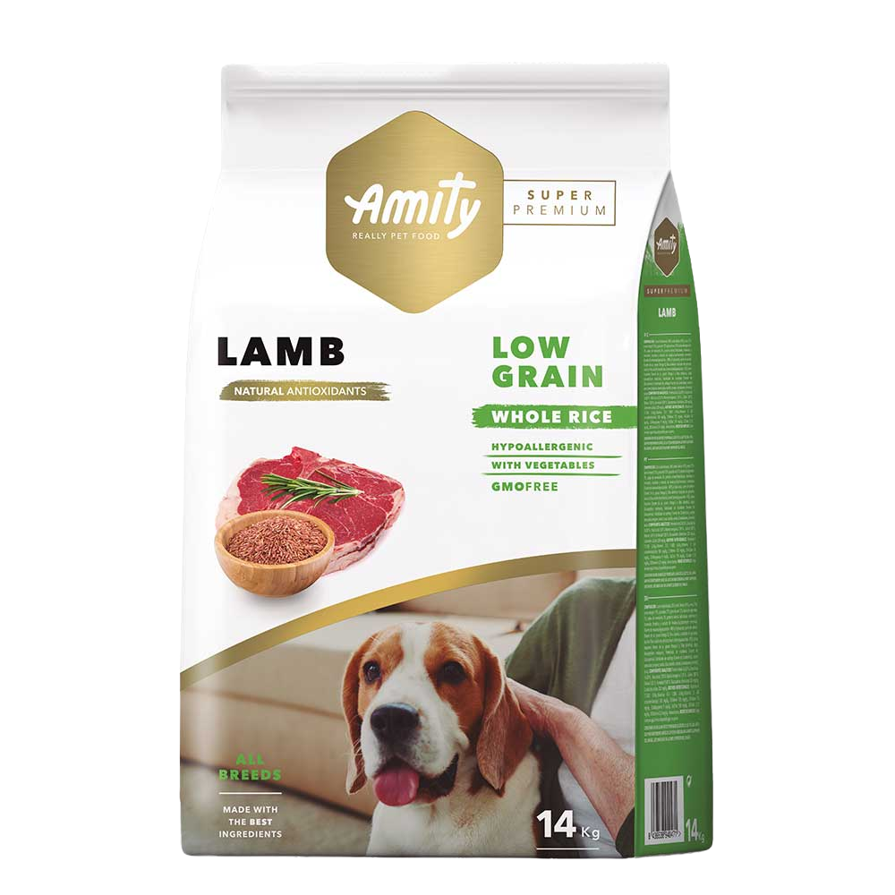 Сухой корм для взрослых собак Amity Super Premium Lamb, с ягненком, 14 кг (580 LAMB 14 KG) - фото 1