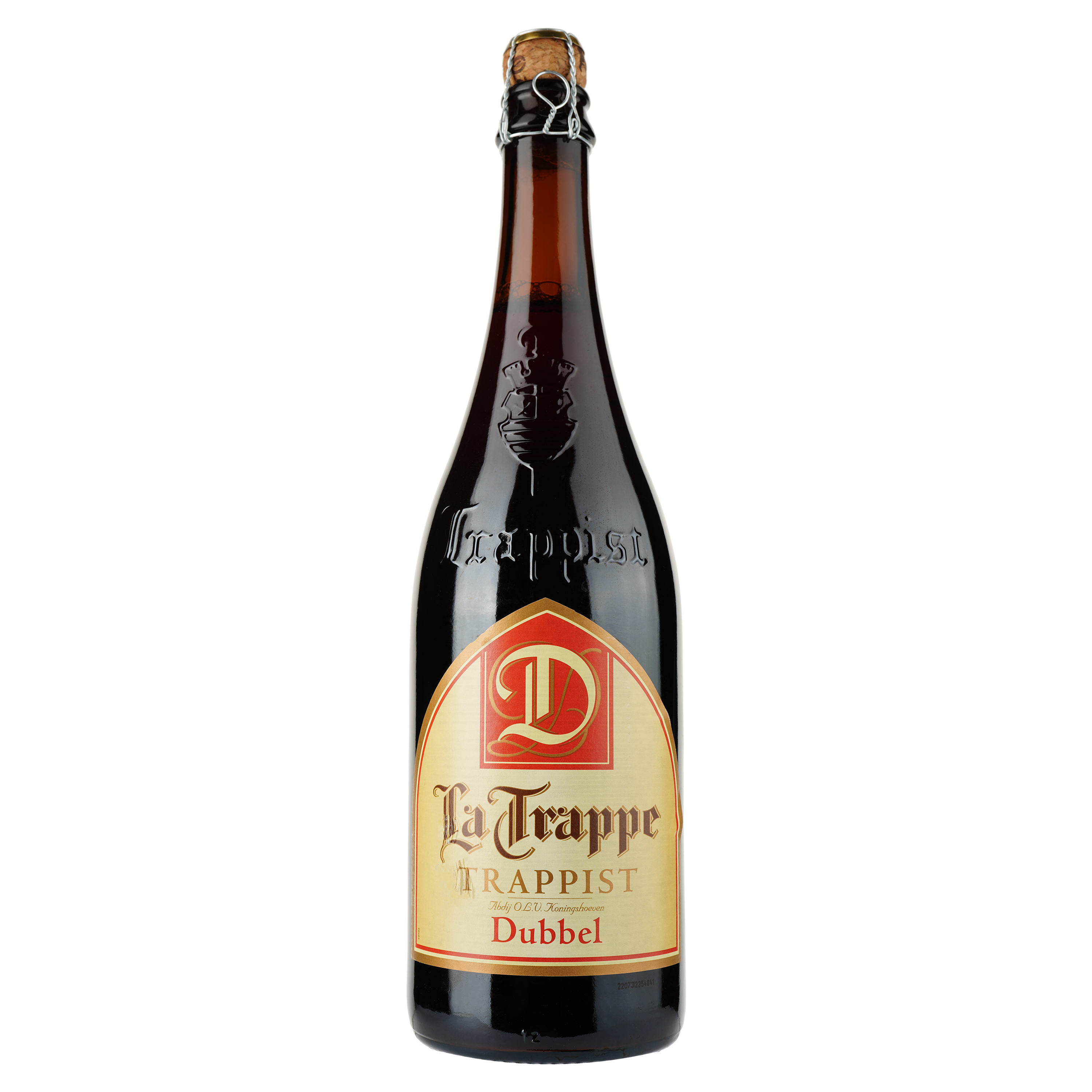 Пиво La Trappe Trappist Dubbel, темное, 7%, 0,75 л - фото 1