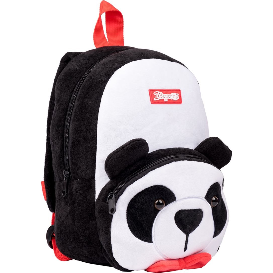 Рюкзак дитячий 1 Вересня K-42 Panda, білий (557984) - фото 2