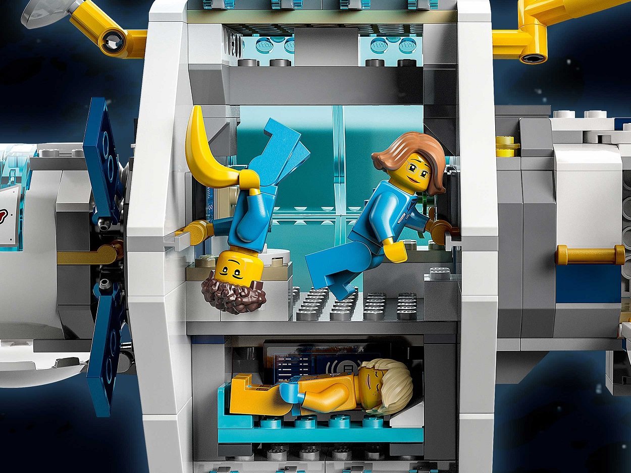 Конструктор LEGO City Лунная космическая станция, 500 деталей (60349) - фото 7
