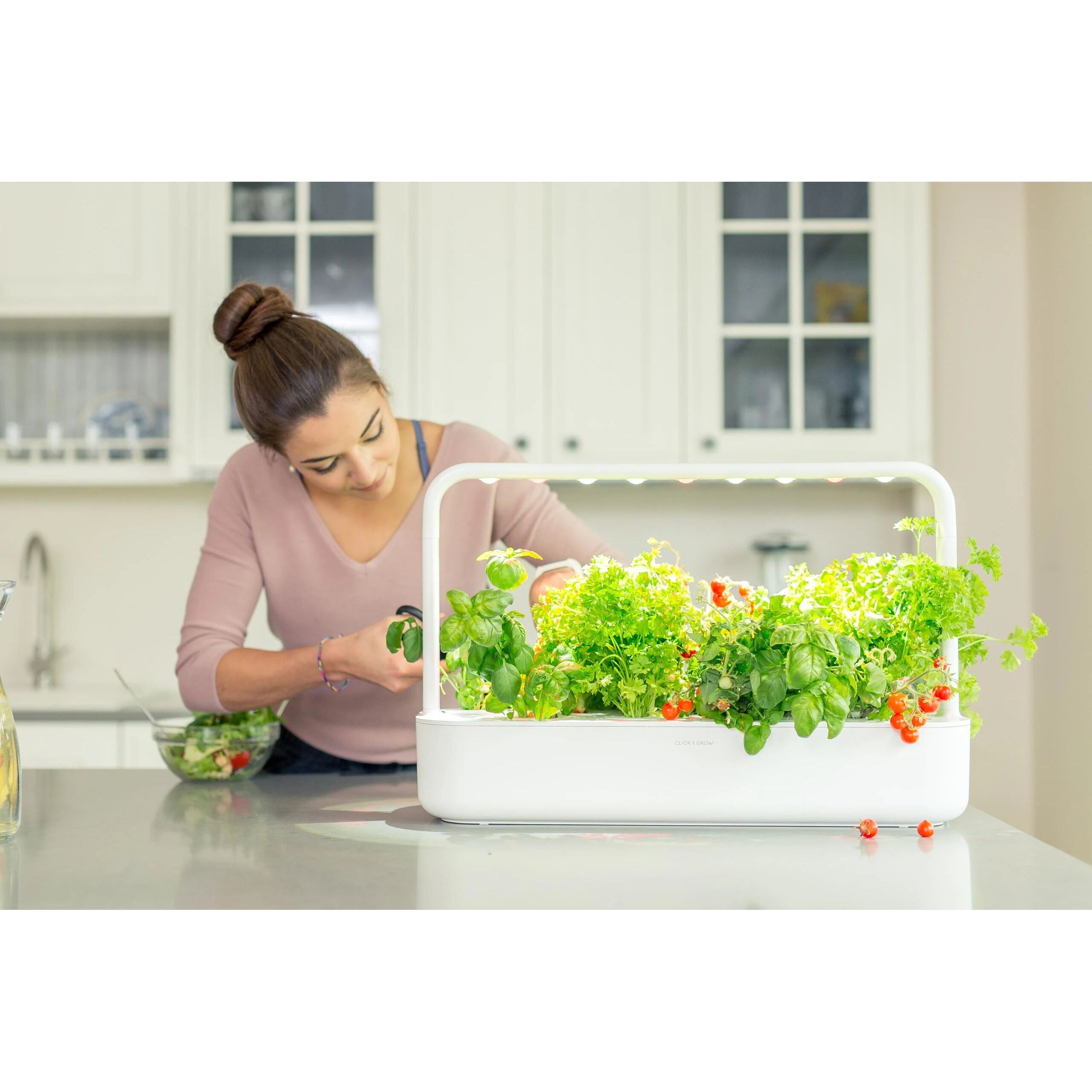 Стартовий набір для вирощування еко-продуктів Click & Grow Smart Garden 9, сірий (8899 SG9) - фото 8