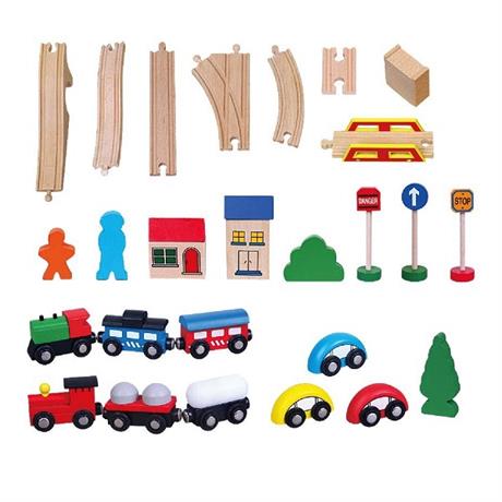 Игровой набор Viga Toys Железная дорога, 49 элементов (56304) - фото 2
