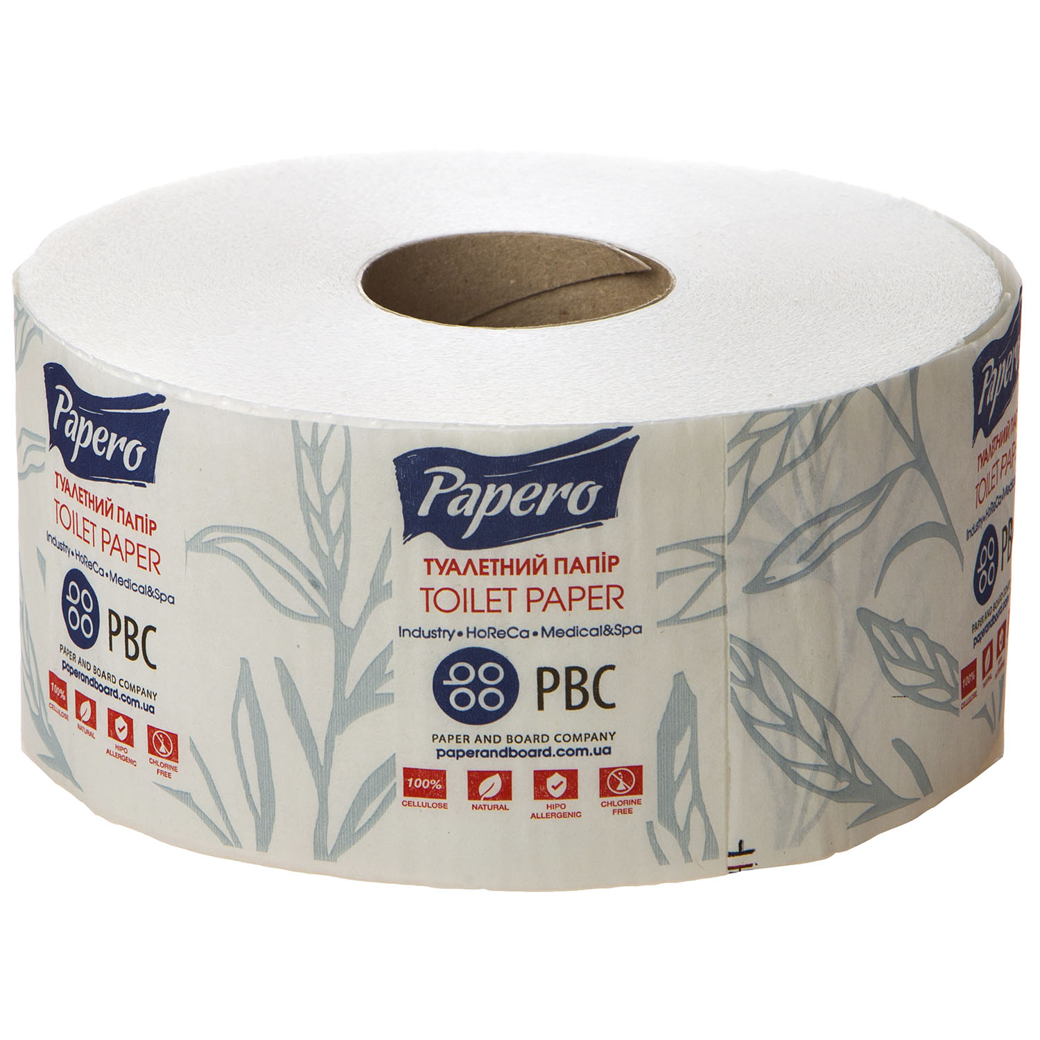Туалетная бумага Papero Джамбо 2 слойная 75 м 12 шт. - фото 2