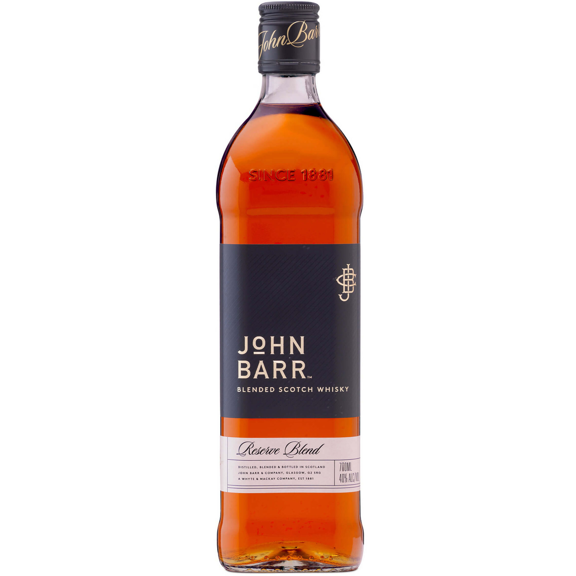 Віскі John Barr Reserve Blended Scotch Whisky 40% 0.7 л - фото 1