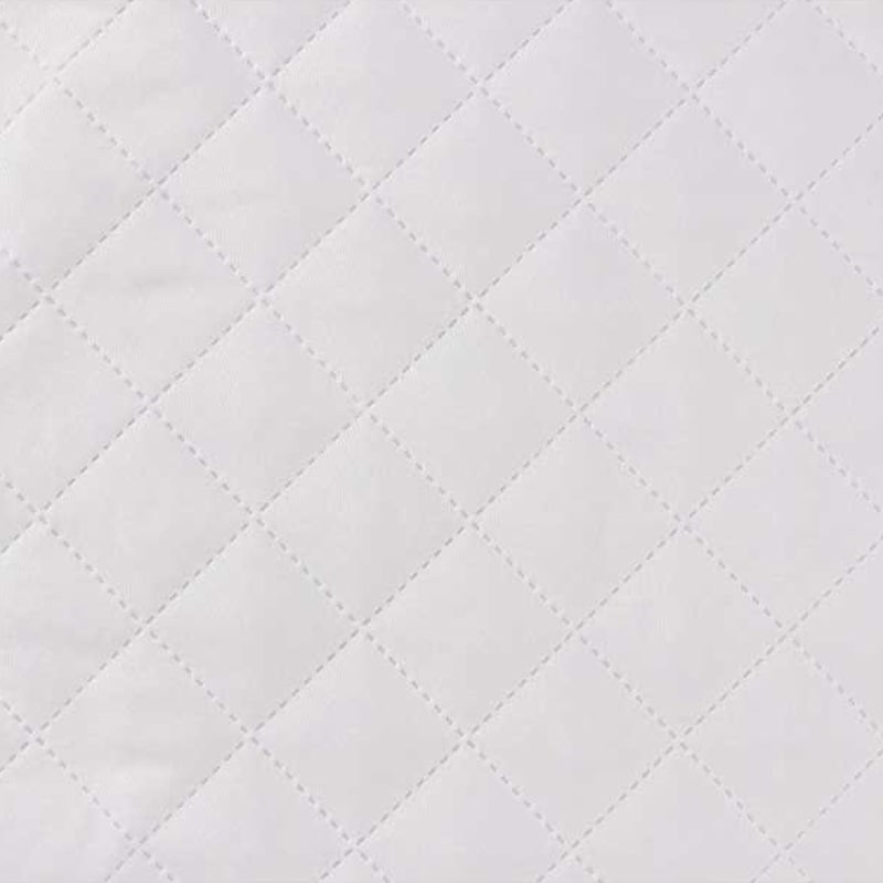 Чохол на подушку Руно Ромб на блискавці, стьобаний мікрофайбер, 70х70 см, білий (384.52У_ромб) - фото 3