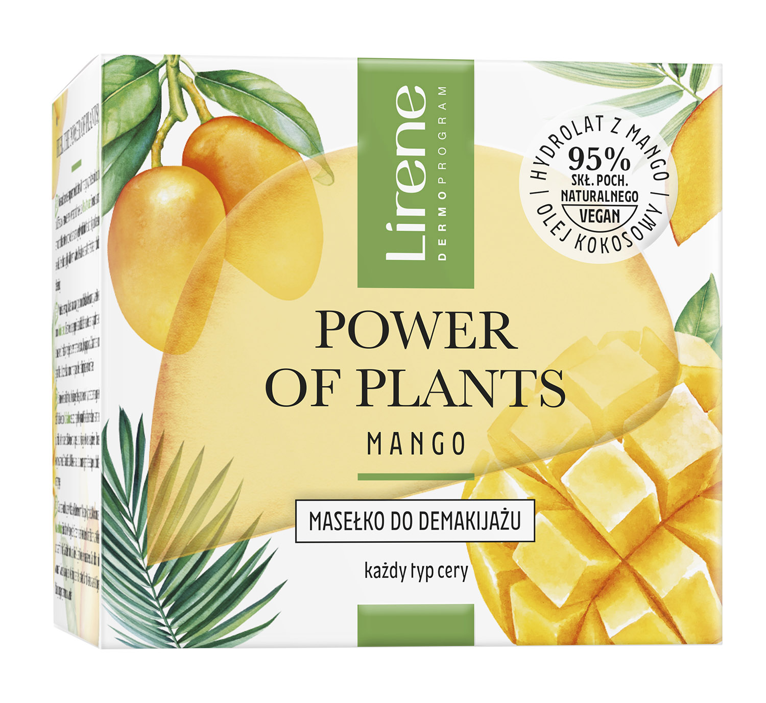 Масло для зняття макіяжу Lirene Power of Plants Make-up Remover Butter Mango 45 мл - фото 2