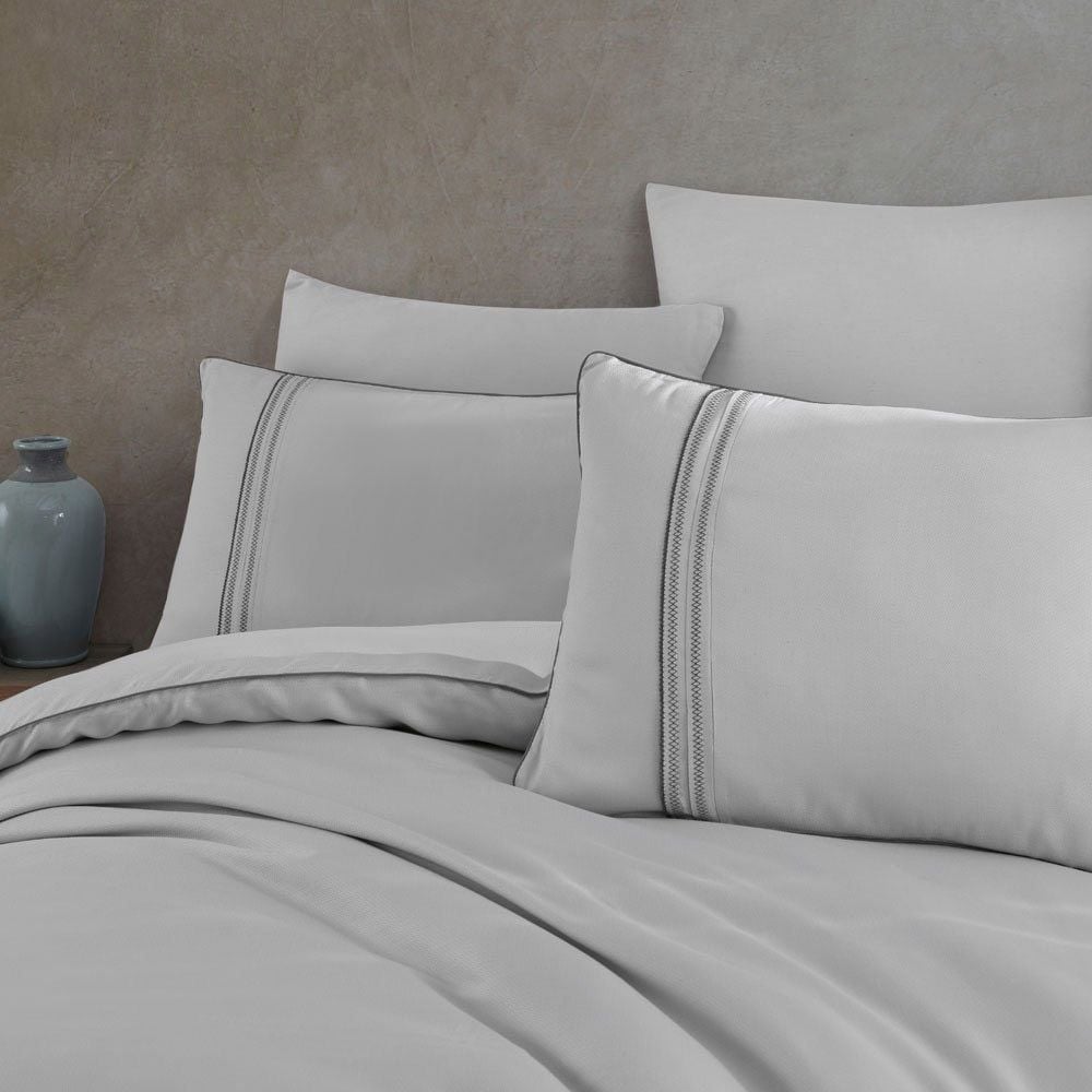 Комплект постельного белья Hobby Silk-Modal евро серый (606549_2,0) - фото 3