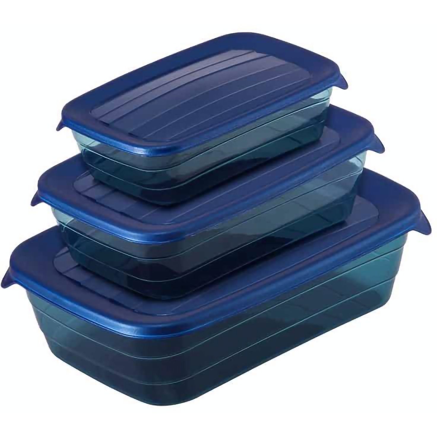 Набор контейнеров для еды Max Plast 3 шт. в ассортименте - фото 3