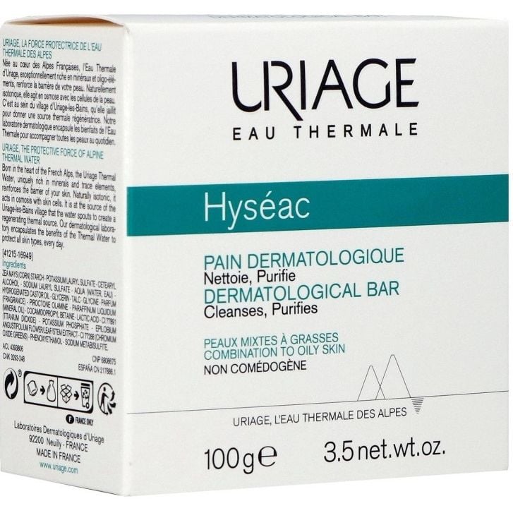 Дерматологическое мыло Uriage Hyseac, 100 г - фото 1