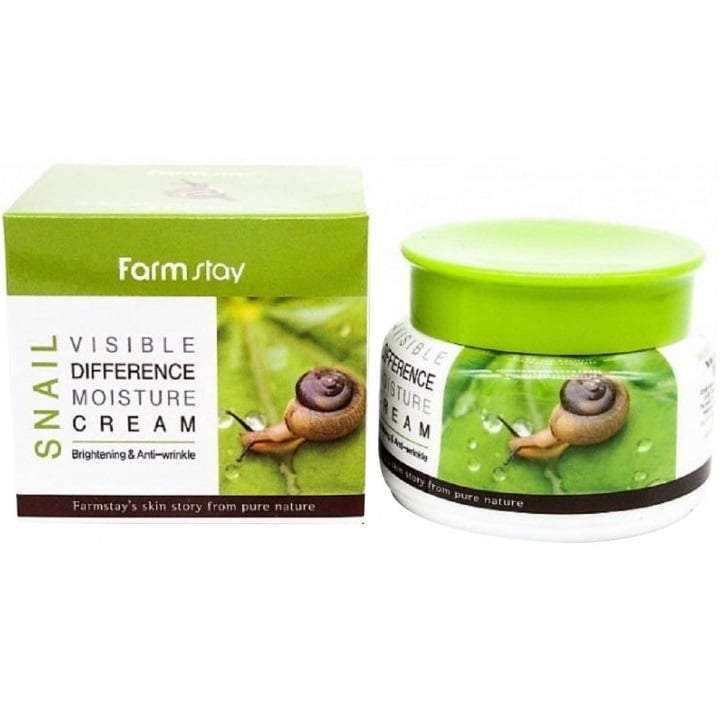 Крем для лица Farmstay Visible Difference Moisture Cream Snail, с муцином улитки, 100 мл - фото 1