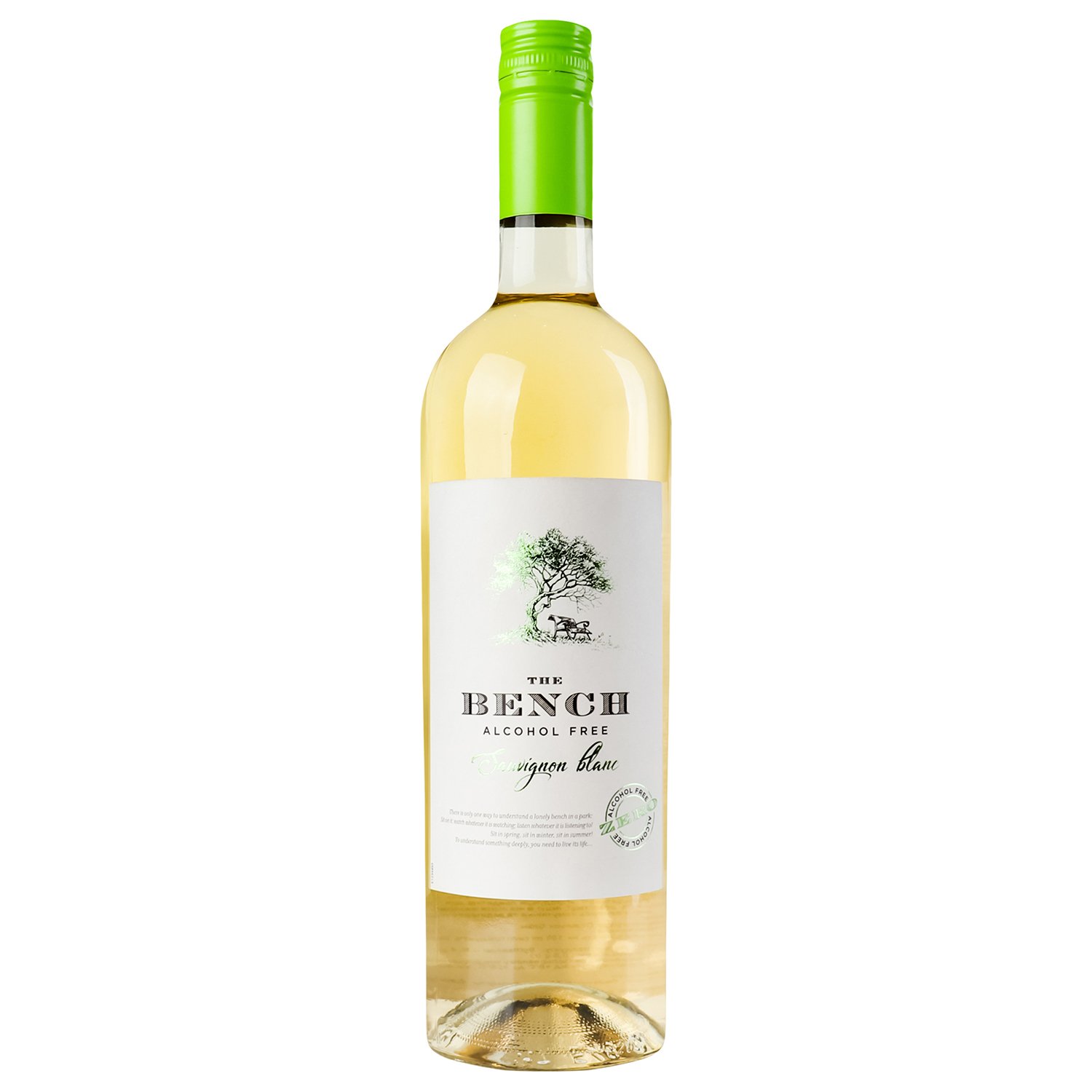 Вино безалкогольне The Bench Sauvignon Blanc, 0%, 0,75 л (36250) - фото 1