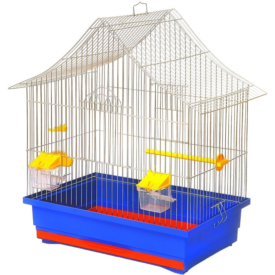 Клітка для птахів Лорі Аліса, цинк, 47х30х54см, в ассортименті - фото 3